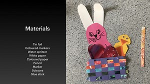 EASTER or SPRING BASKET Art Video Instructions Grades 1-4