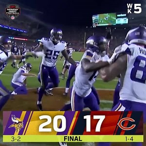 FINAL: The Minnesota Vikings WIN in Chicago! #MNF #MINvsCHI | NFL