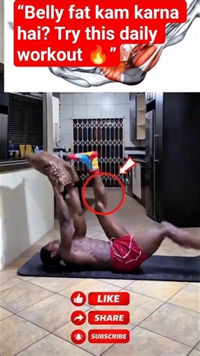 Belly Fat Burner 🔥 Quick Daily Workout #Shorts