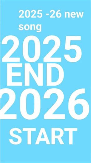 2025 end to 2026 start #947
