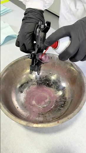 New spray gun, same simple cleanup! #carpainting #collision #collisionrepair