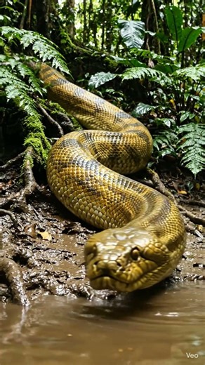 Reticulated python #shorts #snake #anaconda