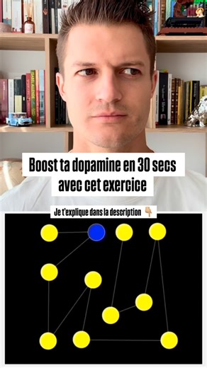 Seb Zimmer | Concentration & Apprentissage on Instagram: "Tu crois que ton cerveau manque de motivation ? Et si, en réalité, il manquait juste… d’imprévu. En apparence, cet exercice est ultra simple. Mais en 30 secondes, il active certains des circuits les plus puissants de ton cerveau : • 🧭 Colliculus supérieur : capteur de nouveauté et d’orientation • ⚡ Locus coeruleus : libération de noradrénaline (éveil, vigilance) • 🎯 Substantia nigra : déclencheur dopaminergique • 🧠 Cortex préfrontal : 