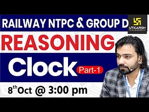 Railway NTPC & Group D Reasoning | Clock #1 | Reasoning Short Tricks | By Akshay Sir