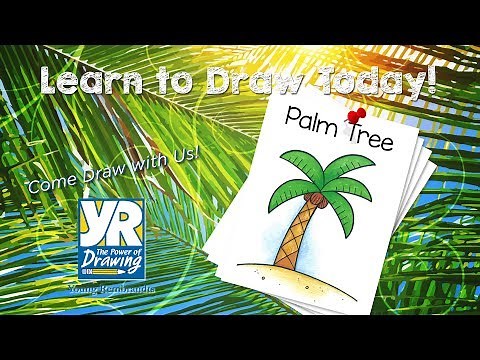 Teaching Kids How to Draw: How to Draw a Palm Tree