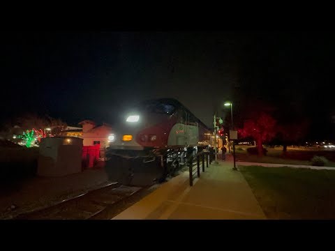 Caltrain # 822 arrives and departs Morgan Hill Station ft. 3 “South County Cars” and a friendly crew