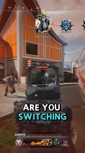 Aimlabs on Instagram: "Are you switching targets too slow? 🎯COD Range - Switching will fix that. Train against: ✅ Quick snaps between targets ✅ Real player strafe movements ✅ Nonstop transitions If you can keep up with this task, you'll clean up in-game. Period. 💪 3 Difficulty Levels: Easy - Build fundamentals Standard - Push consistency Hard - Master your speed Run it for 5-10 minutes before ranked and watch your KD climb 📈 Available NOW on PC, PlayStation 5, and Xbox 💙 #Aimlabs #CallofDuty