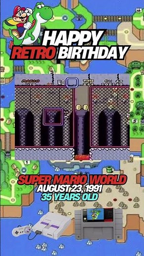 Super Mario World Turns 35: The Game That Defined a Generation #90s #Nostalgia #RetroGaming