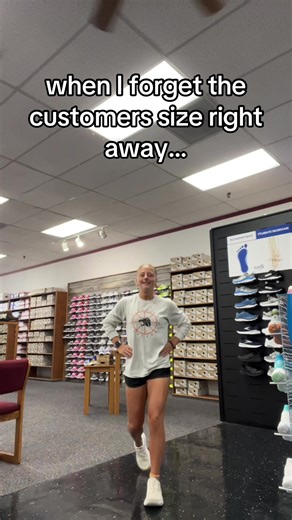 When I Forget the Customer's Shoe Size