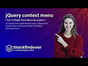 jQuery context menu [ Top 10 Right Click Menu Examples ]