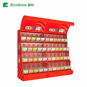 [Hot Item] Best Selling Candy Display Rack Candy Shelf with High Quality Candy Box