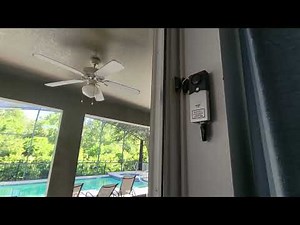 Unlocking and bypassing the pool alarm on the patio door