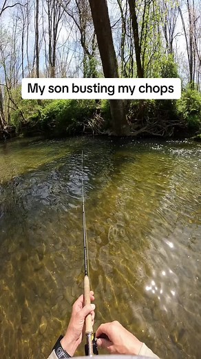 Fly Fishing with Bobber: My Son Busting My Chops