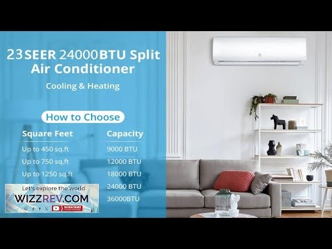 Garvee Mini Split AC Heating System With WiFi 24000 BTU 23 SEER 2