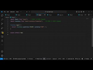 React.js Tutorial to Display Currencies Input of Different Countires in Formatted Way in JSX