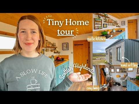 Full Tour of our SCOTTISH TINY HOME 🏡rural location & cottage inspired décor