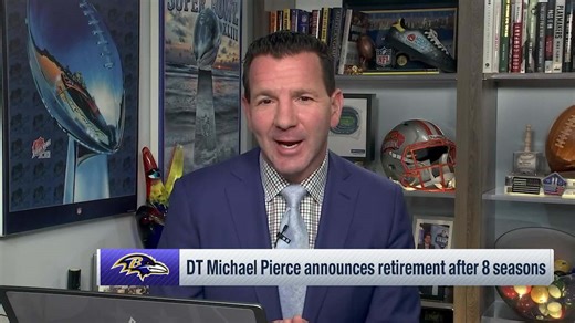 Rapoport: Longtime Ravens and Vikings DT Michael Pierce retiring after eight seasons | 'Free Agency Frenzy'