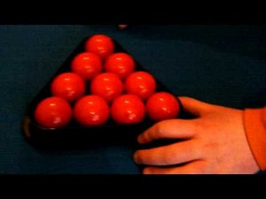 how to set up snooker