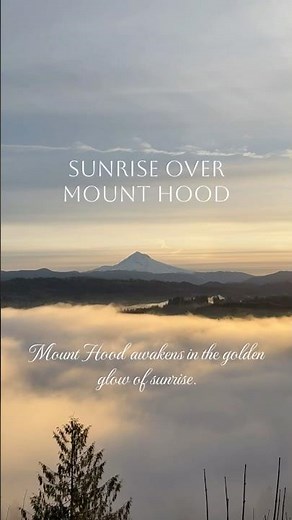 Sunrise Over Mount Hood | Stunning Oregon Mountain Views & Pacific Northwest Nature Adventure