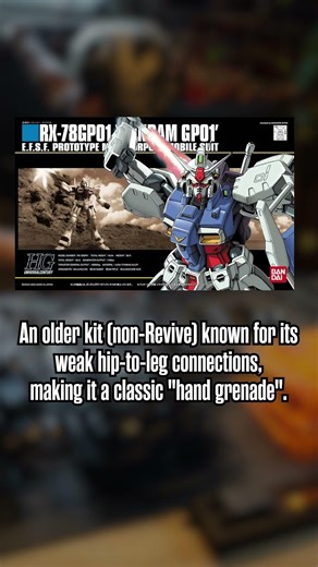 This HG kits is known for being a hand grenade kits! Meaning you have to put a lot of effort
