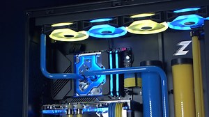 The 3XS Custom Shop was asked to design and build a unique gaming PC for Manchester City and Ukraine footballer Oleksandr Zinchenko. Based on the Ukrainian national team colours, this rig features the incredible Intel Core i9 11900K, paired with the NVIDIA GeForce RTX 3090 for incredible performance. Find out more here >> https://bit.ly/3i4xVGR #IntelUK #3XS | Scan Computers UK | Facebook