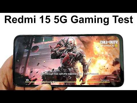 Xiaomi Redmi 15 5G - Gaming Test (PUBG Mobile, Call of Duty, Asphalt Legends Unite, Injustice 2)