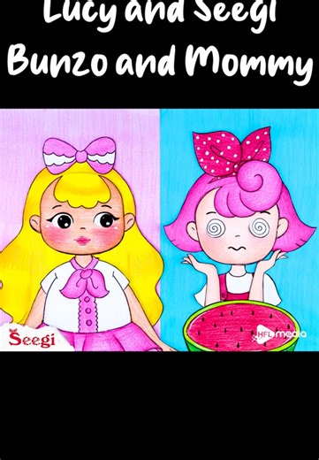 Lucy and Seegi #fypシ #foryoupage #stopmotion #papercut #trending #topvideo #foryou #viralvideo #animetiktok #fyp #paper