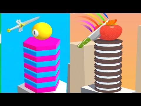 Slicer Knife vs Slice It All - Very Satisfying and Relaxing ASMR Slicing Game