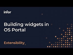 Building Widgets in OS Portal with Mongoose: A Step-by-Step Guide