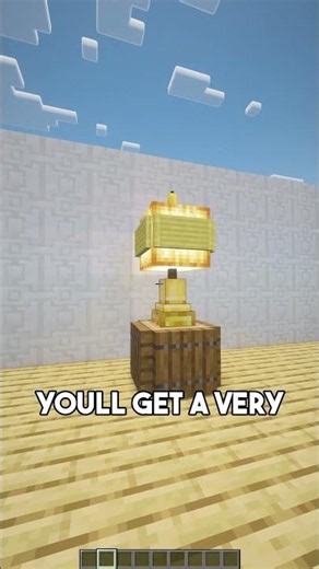 Bed-Side Lamp and a Trophy? #minecraft #minecrafttutorial