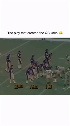 Football Content on Instagram: "The quarterback kneel was born out of one of the most infamous moments in NFL history—between the Philadelphia Eagles and the New York Giants in 1978. With seconds remaining, Giants quarterback Joe Pisarcik attempted to hand the ball off to fullback Larry Csonka to run out the clock. The exchange went wrong, the ball hit the turf, and Eagles cornerback Herman Edwards scooped it up and ran it in for a game-winning touchdown. 🏆 That single mistake changed the leagu