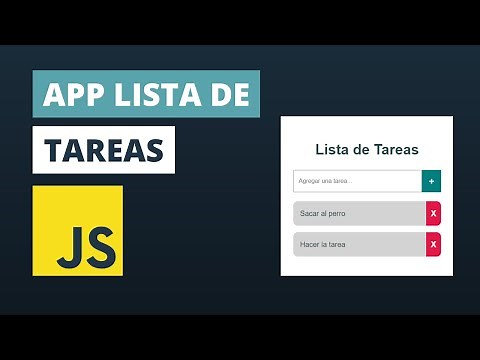 Aplicación de Tareas Javascript | Todo List (2021)