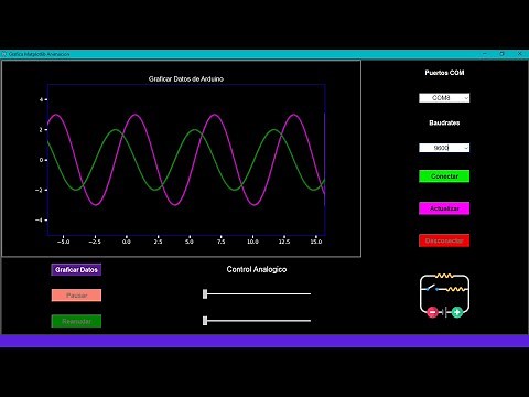 Interfaz Gráfica en Python enviar y recibir datos analógicos de Arduino