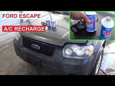 How to Recharge the A/C System on a Ford Escape Mercury Mariner AC 2001-2007