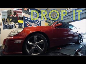 How To Lower Your LEXUS! (springs, struts, coilovers)