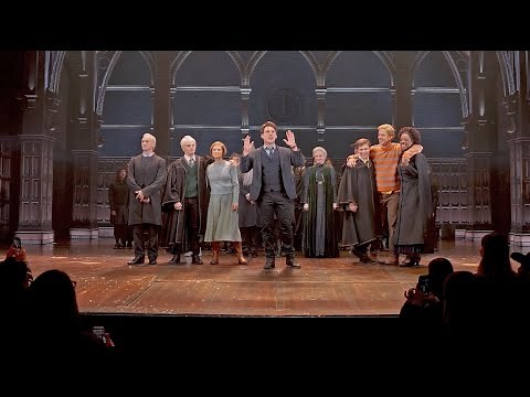 Tom Felton & the Year 7 Broadway Cast of Harry Potter and the Cursed Child First Performance Bows