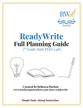 TEKS 5.4(E) Math Planning Guide | Understand Parentheses and Brackets