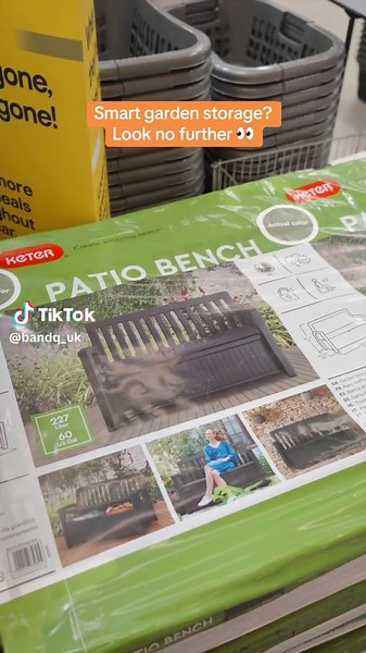 Smart Garden Storage Hacks with Keter Darwin Bench