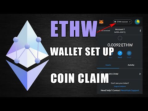 ETHW Is Here Wallet Set-Up And FREE Token Claim