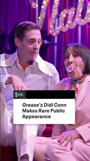 Didi Conn makes a rare appearance at "Grease: The Immersive Movie Musical" in London.