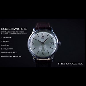 Who said a dress watch can’t be worn every day? With the Bambino Small Seconds, you get timeless style, dependable mechanics, and a price that lets you actually wear it. | Orient Watch