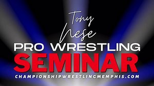 — TONY NESE SEMINAR — THIS SUNDAY — Learn from The Premier Athlete, former WWE Cruiserweight & current AEW star Tony Nese! REGISTER | WrestleCenter901.com | Memphis Wrestling