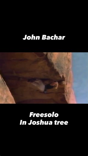 Still Not Sending on Instagram: "John Bachar free soloing in Joshua tree national park - - - #freesolo #joshuatreenationalpark #rockclimbinglife #rockclimb #rockclimber"