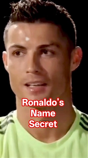 Did You Know How Cristiano Ronaldo Got His Name? 🤯 | The Untold Story! ⚽🔥#cr7#ronaldo #footballfact