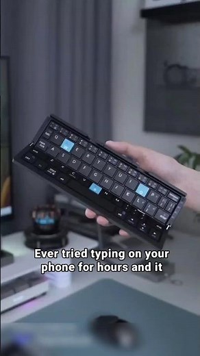 Mini Foldable Bluetooth Keyboard with Magnetic Stand | Perfect for Tablets & Smartphones!