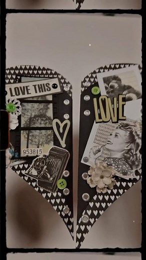 Loving this Heart Planner Spread! 💚 Elizabeth Craft Designs KEY LIME Night