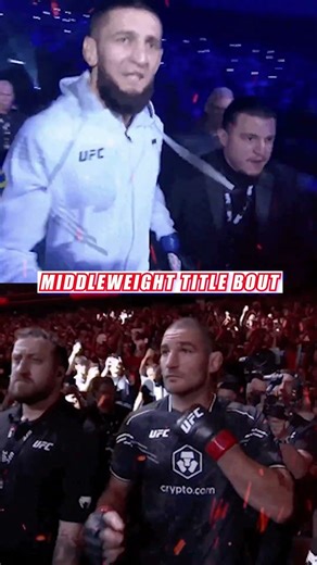 UFC 328 main event incoming 🚨Khamzat Chimaev faces Sean Strickland in a huge title clash — who wins?