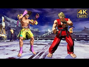 Fatal Fury: City of the Wolves - JOE HIGASHI vs KEN MASTERS Gameplay @ 4K 60ᶠᵖˢ ✔