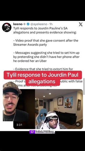 Tylil summarized response to Jourdin Pauline #tylil #tylilshow #jourdinpauline #streamer #viral
