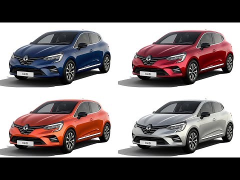 2022 Renault Clio COLOURS comparison